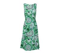 comma 2165055 Robe Maxi avec AOP, Vert, 40 Femmes