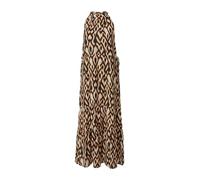 comma 2166770 Robe Maxi avec AOP, Noir, 44 Femmes