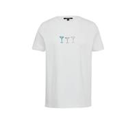 comma 2167088 T-Shirt, Blanc, 40 Femmes