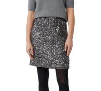 Comma 2173129 Jupe, Gris/Noir, 42 Femmes