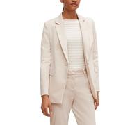 comma Blazer cintré en Coton mélangé, Beige - 8102, 40
