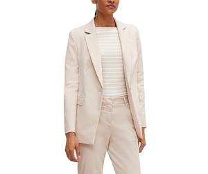 Comma Blazer cintré en Coton mélangé, Beige - 8102, 48