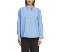 COMMA Chemisier bleu / blanc, Taille L