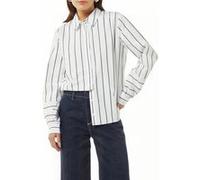 comma casual identity Chemisier bleu foncé / blanc, Taille XS