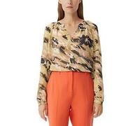 Comma Blouses Brown Aop Taille: 34 | Chemisiers Outlet | Femme | Marron