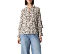 Comma Blouses Grey/black Taille: 38 | Manches longues Outlet | Femme | Gris