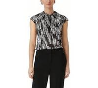 Comma Blouses Grey/black Taille: 40 | Chemisiers Outlet | Femme | Gris