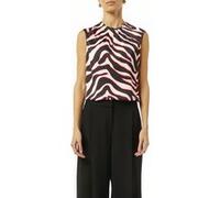 Comma Blouses Sleeveless Pink-aop Taille: 44 | Tanktops Outlet | Femme | Rose