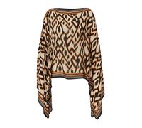 COMMA Cape beige / marron / noir, Taille XS-XL