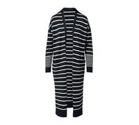 COMMA Cardigan marine / blanc, Taille XXL