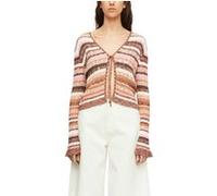 COMMA Cardigan beige / orange / noir / blanc, Taille L