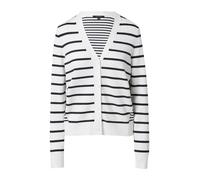 COMMA Cardigan noir / blanc, Taille L