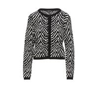 COMMA Cardigan noir / blanc, Taille M