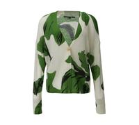 COMMA Cardigan vert / blanc, Taille S