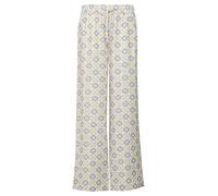 comma casual identity 2164218 Pantalon Large avec AOP, Vert, 40 Femmes