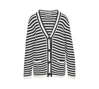 comma casual identity Cardigan bleu marine / blanc cassé, Taille S