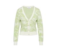 comma casual identity Cardigan vert pastel / blanc naturel, Taille XS-S