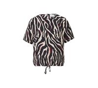 comma casual identity Chemisier beige / rouge foncé / noir, Taille XL