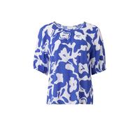 comma casual identity Chemisier gentiane / blanc, Taille S