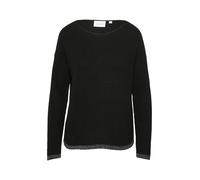 comma casual identity Pull-over noir / noir chiné, Taille XS