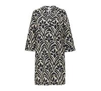 comma casual identity Robe-chemise beige / lilas / noir, Taille 40