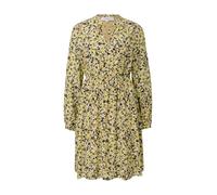 comma casual identity Robe jaune / miel / noir / blanc, Taille 40