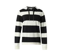 comma casual identity Sweat-shirt noir / blanc, Taille XS