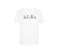 comma casual identity T-shirt beige / bleu clair / noir / blanc, Taille XXL