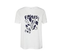 comma casual identity T-shirt bleu foncé / blanc, Taille M