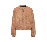 comma casual identity Veste mi-saison beige / orange / noir, Taille L
