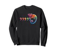 Comma Chameleon Funny 80's Throwback The Original Sweatshirt