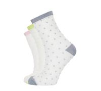COMMA Chaussettes saphir / citron / rose / blanc, Taille 39-42