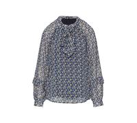 COMMA Chemisier beige / bleu marine / noir, Taille L