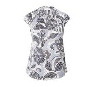 COMMA Chemisier beige clair / bleu marine / bleu clair, Taille XS