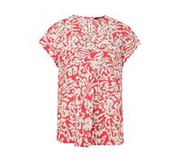 COMMA Chemisier beige / framboise, Taille XL