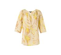 COMMA Chemisier beige / marron / jaune, Taille XS