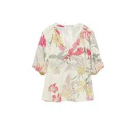 COMMA Chemisier beige / vert / rose, Taille 4XL