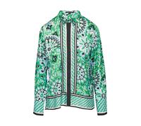 COMMA Chemisier bleu clair / jaune clair / jade / noir, Taille M