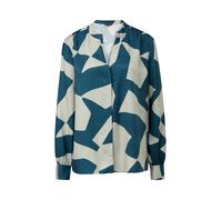 COMMA Chemisier bleu foncé / vert pastel, Taille S