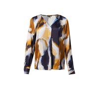 COMMA Chemisier bleu marine / moutarde / gris / blanc, Taille S