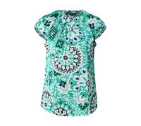 COMMA Chemisier crème / bleu clair / vert / noir, Taille L