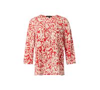 COMMA Chemisier écru / beige foncé / framboise, Taille XS-S