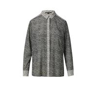 COMMA Chemisier gris clair / noir, Taille S