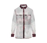 COMMA Chemisier marron / baie / violet clair / noir, Taille M