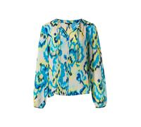 COMMA Chemisier nude / bleu / bleu clair / jaune, Taille S