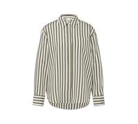 COMMA Chemisier olive / blanc, Taille M
