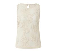 COMMA Haut beige clair, Taille XXL