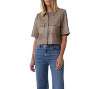 Comma Jacken Indoor Taupe Pu Taille: 44 | Vestes courtes Outlet | Femme | Le Noir