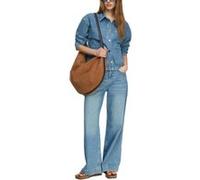 Comma Jeans Blue Denim Taille: W44 | Évasés pantalons Outlet | Femme | Bleu