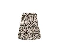 COMMA Jupe beige / chocolat / rose, Taille 36